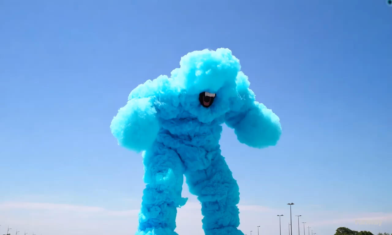 A giant humanoid
