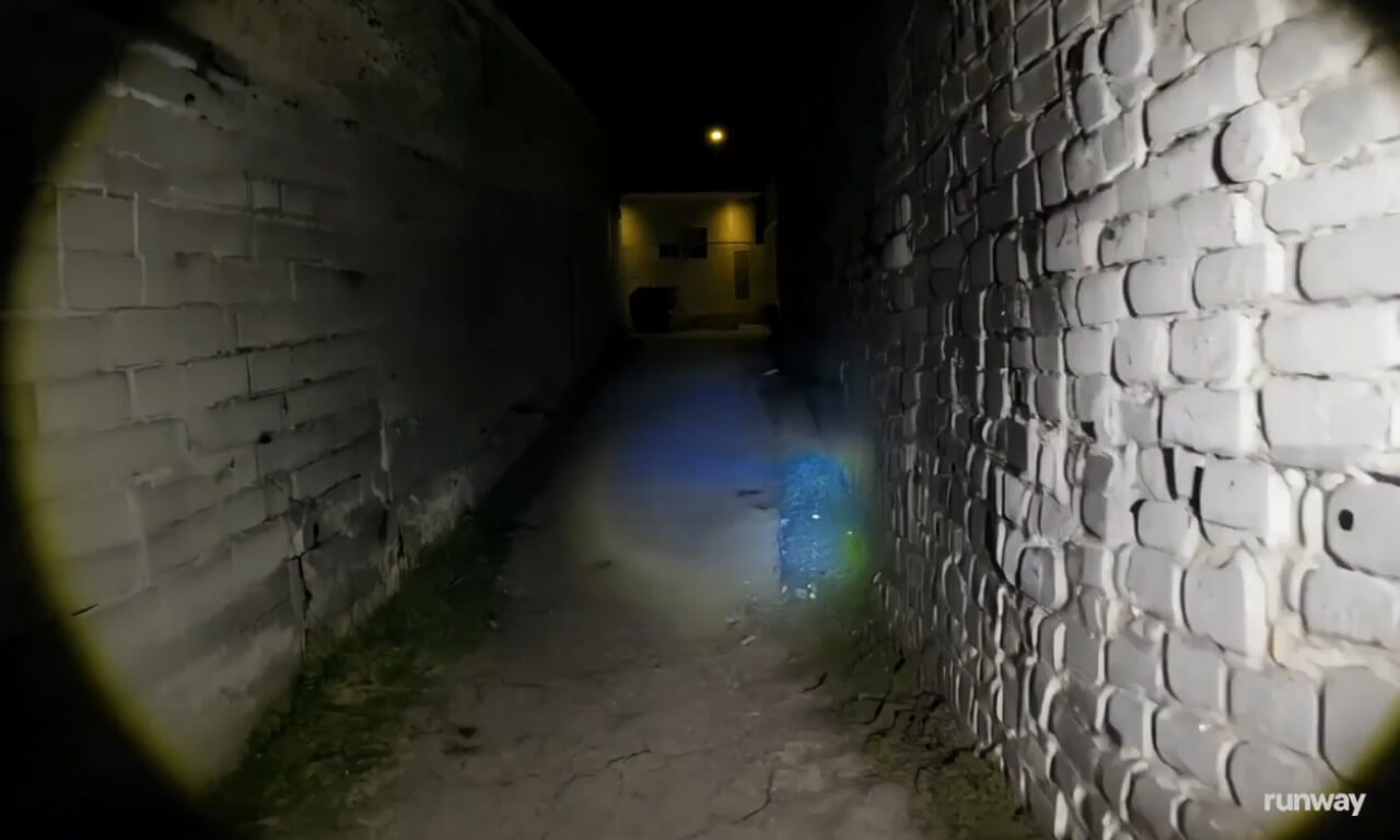 Handheld camera moving fast